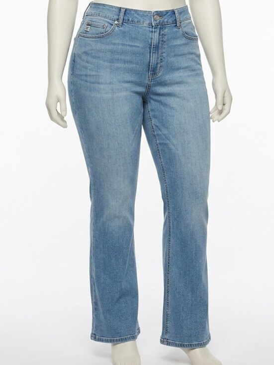 Seven7 Denim - Seven7 Light Blue Straight Leg Women's Jeans